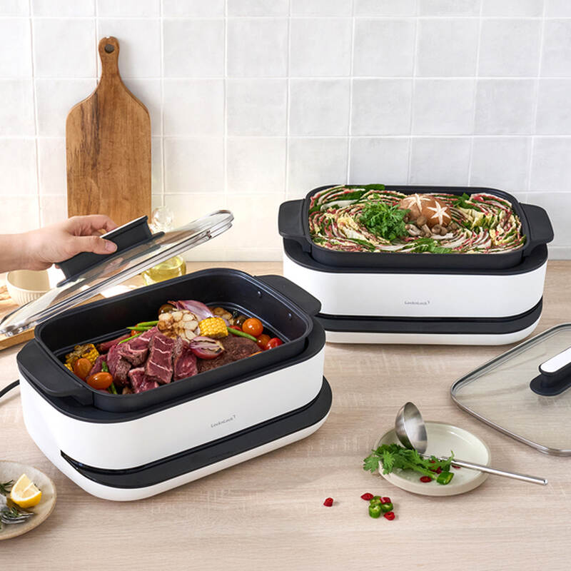 Nồi điện đa năng LocknLock dung t&iacute;ch 6L - M&agrave;u trắng - EJP261WHT, , large image number null